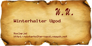 Winterhalter Ugod névjegykártya